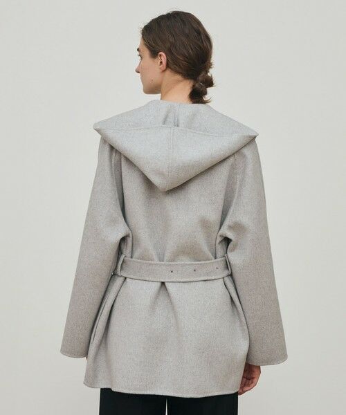 TOMORROWLAND / トゥモローランド その他アウター | ダブルフェイスメルトンビーバー フーディーミディコート | 詳細4