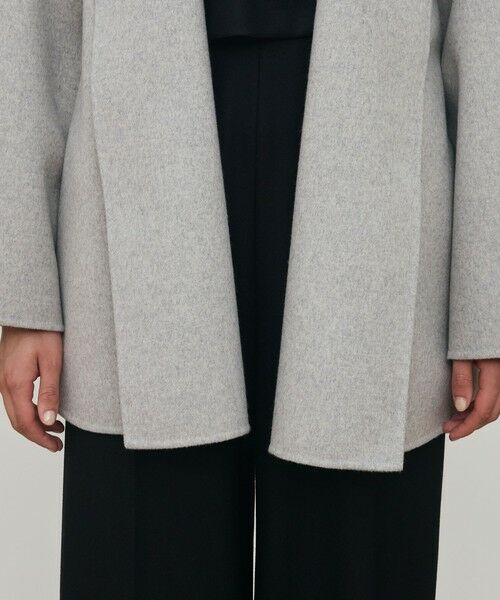 TOMORROWLAND / トゥモローランド その他アウター | ダブルフェイスメルトンビーバー フーディーミディコート | 詳細8