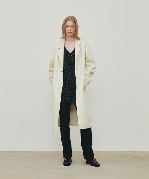 TOMORROWLAND / トゥモローランド その他アウター | ダブルフェイスメルトンビーバー チェスターコート | 詳細1