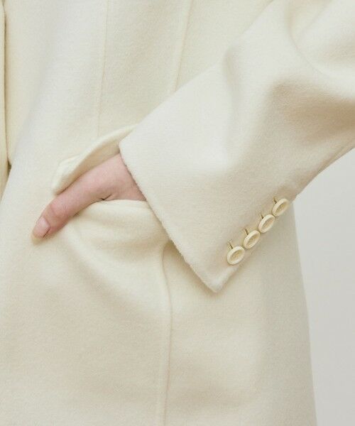 TOMORROWLAND / トゥモローランド その他アウター | ダブルフェイスメルトンビーバー チェスターコート | 詳細9