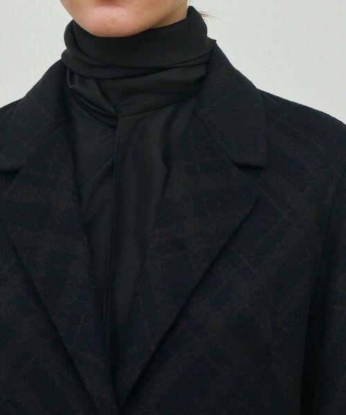 TOMORROWLAND / トゥモローランド その他アウター | ダブルフェイスチェックジャガード チェスターコート | 詳細4