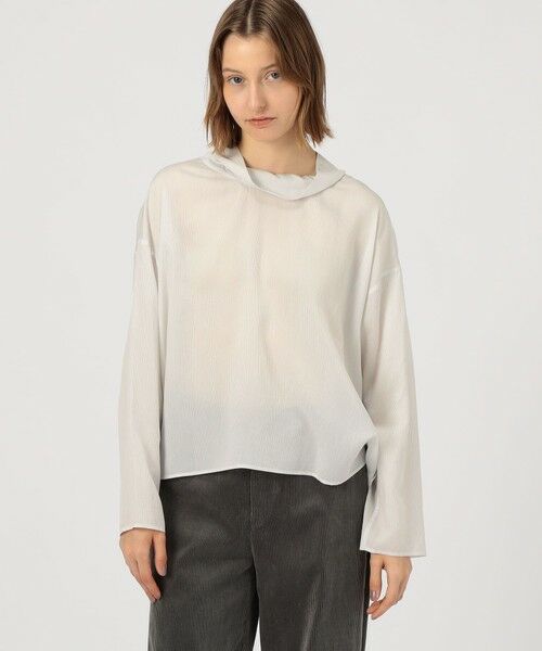 TOMORROWLAND / トゥモローランド シャツ・ブラウス（半袖以外） | セルロースシルクブロード ハイネックプルオーバーシャツ | 詳細2