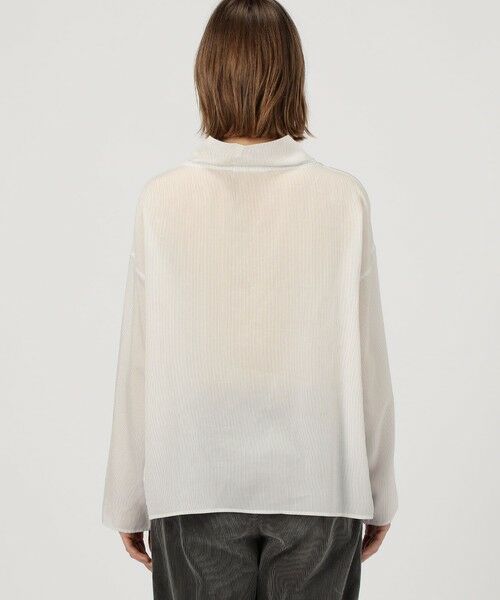 TOMORROWLAND / トゥモローランド シャツ・ブラウス（半袖以外） | セルロースシルクブロード ハイネックプルオーバーシャツ | 詳細4