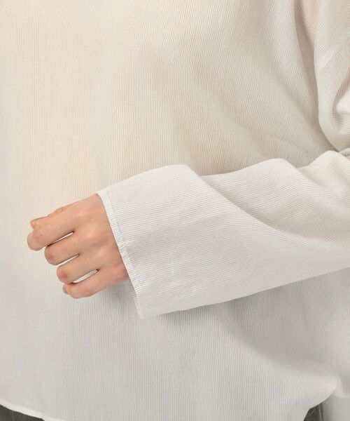 TOMORROWLAND / トゥモローランド シャツ・ブラウス（半袖以外） | セルロースシルクブロード ハイネックプルオーバーシャツ | 詳細7