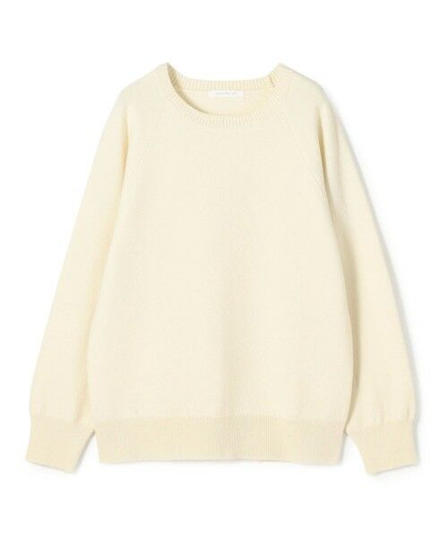 TOMORROWLAND/トゥモローランド スエットニット クルーネックプルオーバー 11 ホワイト F