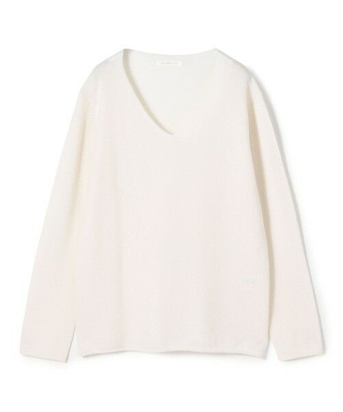TOMORROWLAND / トゥモローランド ニット・セーター | スコットランドカシミヤ Vネックプルオーバー(11 ホワイト)