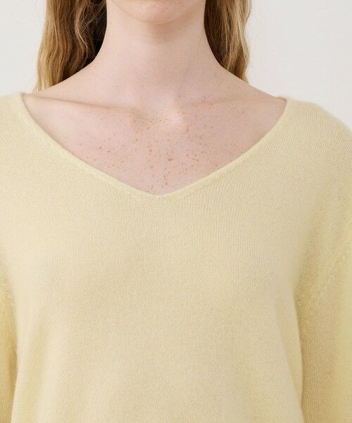 TOMORROWLAND / トゥモローランド ニット・セーター | スコットランドカシミヤ Vネックプルオーバー | 詳細5