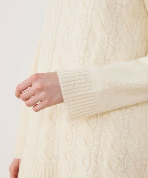 TOMORROWLAND / トゥモローランド ニット・セーター | モンゴルカシミヤケーブル クルーネックプルオーバー | 詳細6