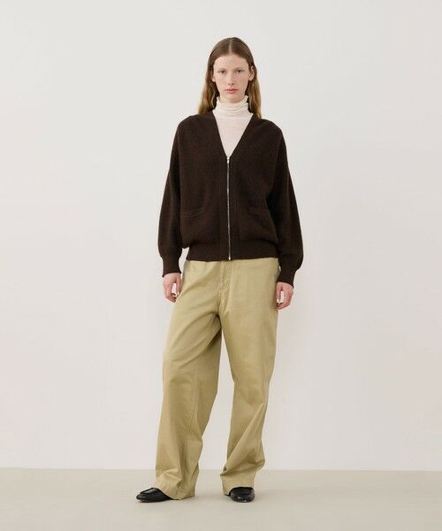 TOMORROWLAND / トゥモローランド カーディガン・ボレロ | モンゴルヤク ジップアップカーディガン | 詳細1