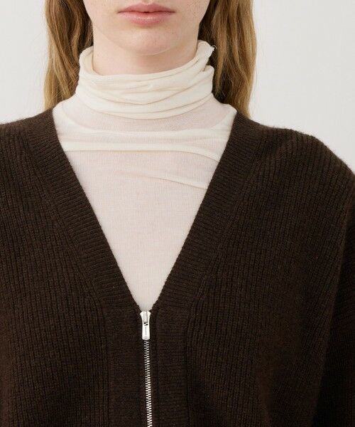 TOMORROWLAND / トゥモローランド カーディガン・ボレロ | モンゴルヤク ジップアップカーディガン | 詳細5