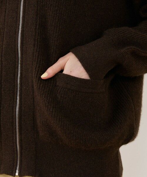 TOMORROWLAND / トゥモローランド カーディガン・ボレロ | モンゴルヤク ジップアップカーディガン | 詳細7