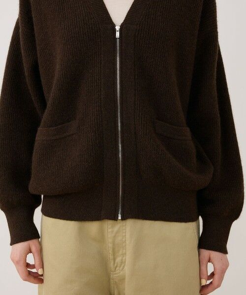 TOMORROWLAND / トゥモローランド カーディガン・ボレロ | モンゴルヤク ジップアップカーディガン | 詳細8