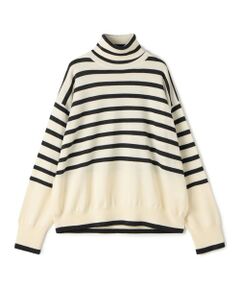 TOMORROWLAND / トゥモローランド ニット・セーター | ウーステッドウール タートルネックプルオーバー