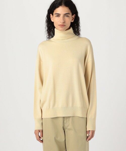 TOMORROWLAND / トゥモローランド ニット・セーター | ウーステッドウール タートルネックプルオーバー | 詳細2