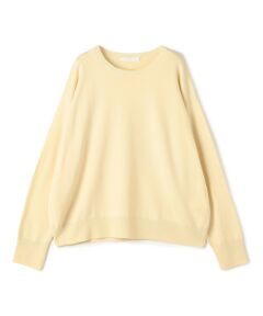 TOMORROWLAND / トゥモローランド ニット・セーター | ウーステッドウール ラウンドネックプルオーバー