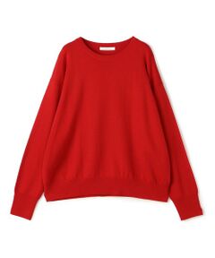 TOMORROWLAND / トゥモローランド ニット・セーター | ウーステッドウール ラウンドネックプルオーバー