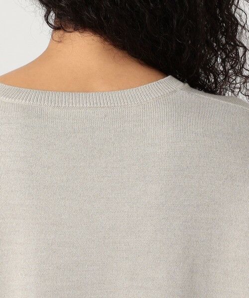 TOMORROWLAND / トゥモローランド ニット・セーター | ウーステッドウール ラウンドネックプルオーバー | 詳細6