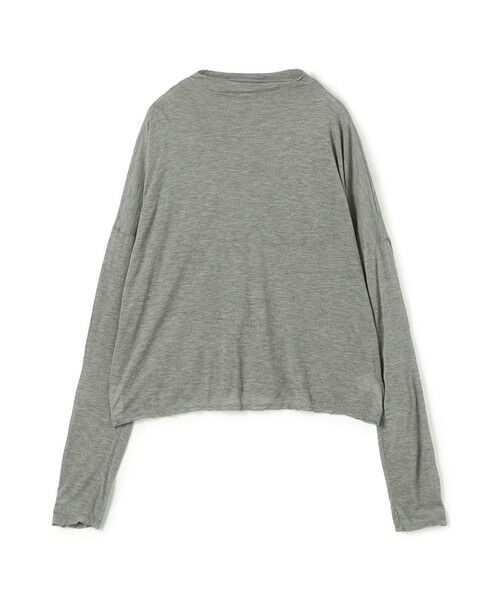 TOMORROWLAND / トゥモローランド カットソー(半袖以外) | レーヨンカシミヤジャージー ビルドネックプルオーバー(13 ライトグレー)