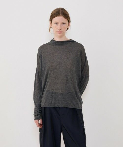 TOMORROWLAND / トゥモローランド カットソー(半袖以外) | レーヨンカシミヤジャージー ビルドネックプルオーバー | 詳細2