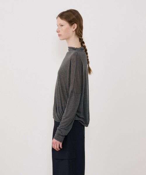 TOMORROWLAND / トゥモローランド カットソー(半袖以外) | レーヨンカシミヤジャージー ビルドネックプルオーバー | 詳細3