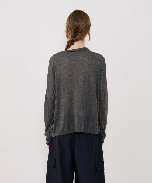 TOMORROWLAND / トゥモローランド カットソー(半袖以外) | レーヨンカシミヤジャージー ビルドネックプルオーバー | 詳細4