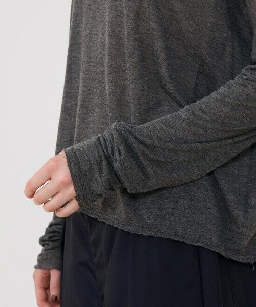 TOMORROWLAND / トゥモローランド カットソー(半袖以外) | レーヨンカシミヤジャージー ビルドネックプルオーバー | 詳細6