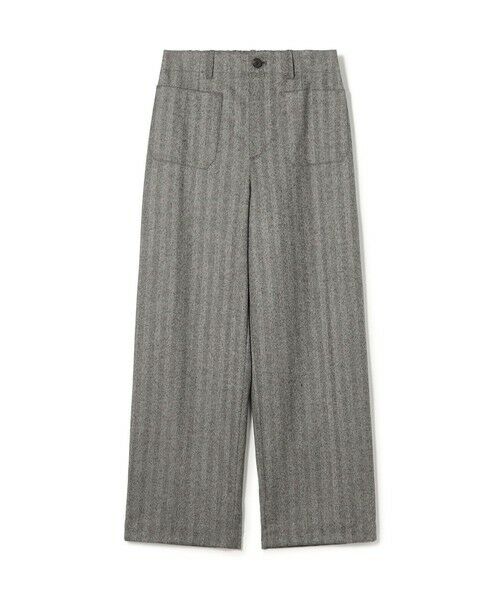 TOMORROWLAND/トゥモローランド ライトフラノストレッチ マリンパンツ 14 グレー系 32(5号)