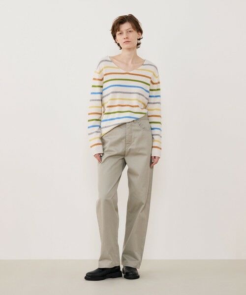 TOMORROWLAND / トゥモローランド その他パンツ | ブラッシュドツイル セミワイドパンツ | 詳細1