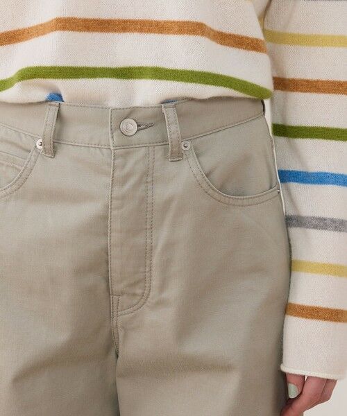 TOMORROWLAND / トゥモローランド その他パンツ | ブラッシュドツイル セミワイドパンツ | 詳細7