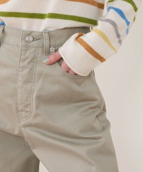 TOMORROWLAND / トゥモローランド その他パンツ | ブラッシュドツイル セミワイドパンツ | 詳細8