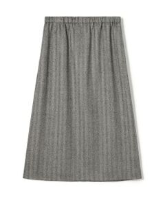 TOMORROWLAND / トゥモローランド ミニ・ひざ丈スカート | ライトフラノストレッチ イージースカート