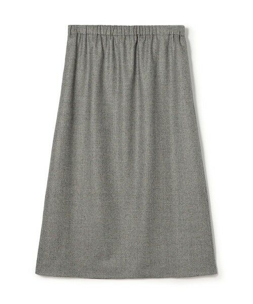 TOMORROWLAND / トゥモローランド ミニ・ひざ丈スカート | ライトフラノストレッチ イージースカート(16 グレー系)