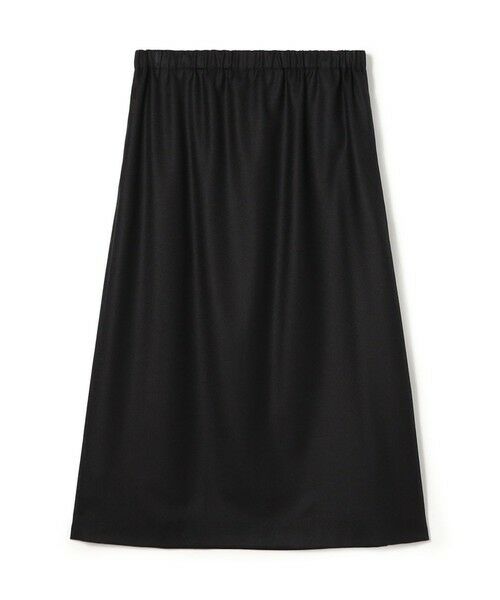TOMORROWLAND/トゥモローランド ライトフラノストレッチ イージースカート 19 ブラック 32(5号)