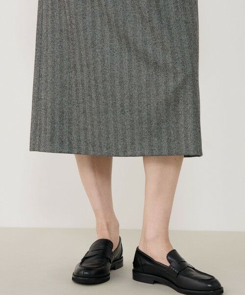 TOMORROWLAND / トゥモローランド ミニ・ひざ丈スカート | ライトフラノストレッチ イージースカート | 詳細8