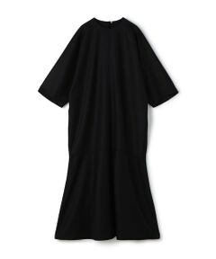 TOMORROWLAND / トゥモローランド ロング・マキシ丈ワンピース | ライトフラノストレッチ オーバルワンピース