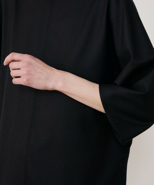 TOMORROWLAND / トゥモローランド ロング・マキシ丈ワンピース | ライトフラノストレッチ オーバルワンピース | 詳細6