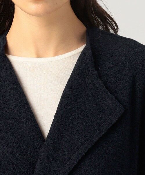 TOMORROWLAND / トゥモローランド ノーカラージャケット | ファインブークレー オーバージャケット | 詳細6