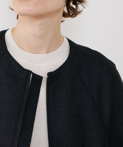 TOMORROWLAND / トゥモローランド ブルゾン | ウーステッドウールフラノ アジャスタブルカラーブルゾン | 詳細11