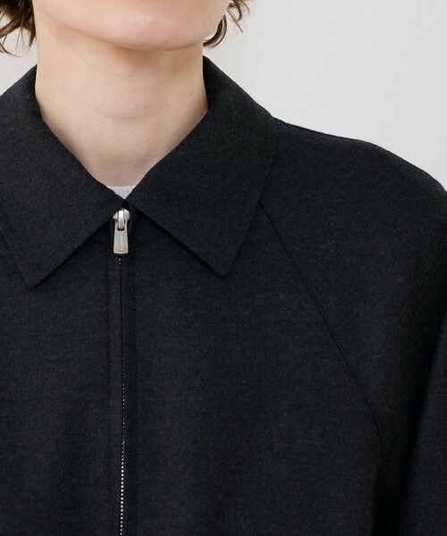 TOMORROWLAND / トゥモローランド ブルゾン | ウーステッドウールフラノ アジャスタブルカラーブルゾン | 詳細6