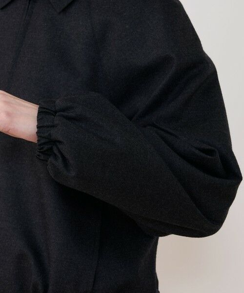 TOMORROWLAND / トゥモローランド ブルゾン | ウーステッドウールフラノ アジャスタブルカラーブルゾン | 詳細7