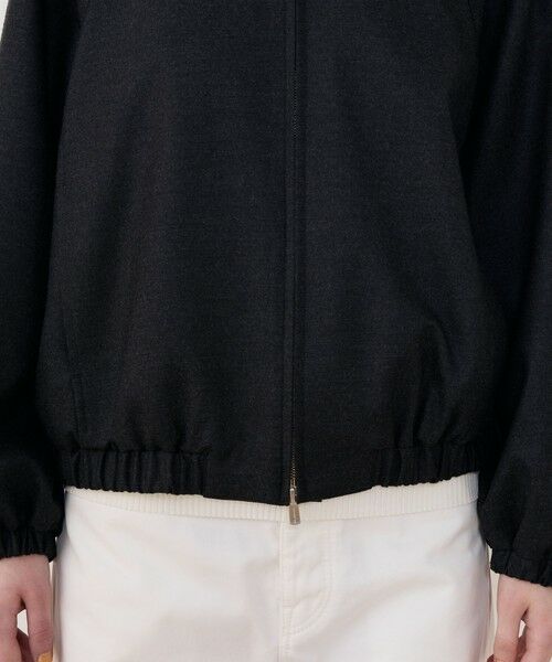 TOMORROWLAND / トゥモローランド ブルゾン | ウーステッドウールフラノ アジャスタブルカラーブルゾン | 詳細8