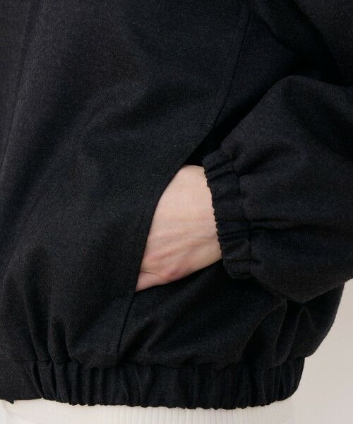 TOMORROWLAND / トゥモローランド ブルゾン | ウーステッドウールフラノ アジャスタブルカラーブルゾン | 詳細9