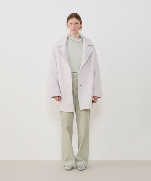 TOMORROWLAND / トゥモローランド ピーコート | ボイルドウール Pコート | 詳細1