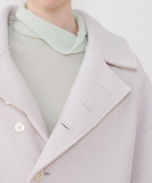 TOMORROWLAND / トゥモローランド ピーコート | ボイルドウール Pコート | 詳細6