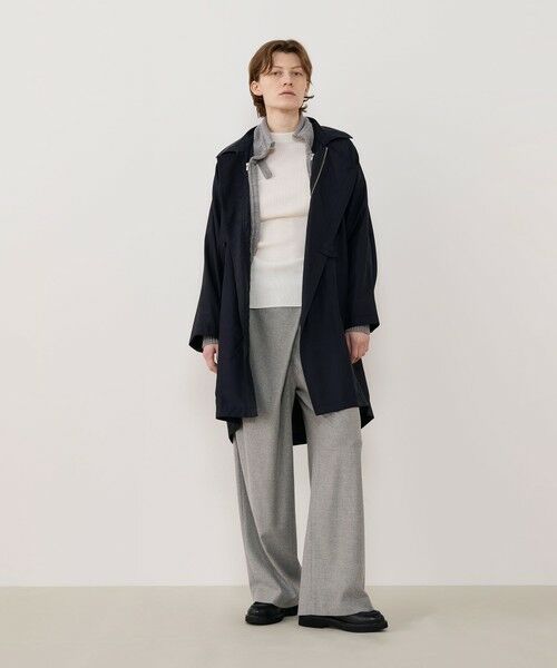 TOMORROWLAND / トゥモローランド ミリタリージャケット・コート | ナイロンシルクタフタ モッズコート | 詳細1