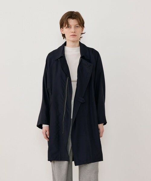 TOMORROWLAND / トゥモローランド ミリタリージャケット・コート | ナイロンシルクタフタ モッズコート | 詳細3