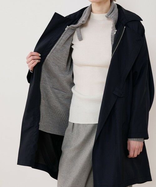 TOMORROWLAND / トゥモローランド ミリタリージャケット・コート | ナイロンシルクタフタ モッズコート | 詳細7