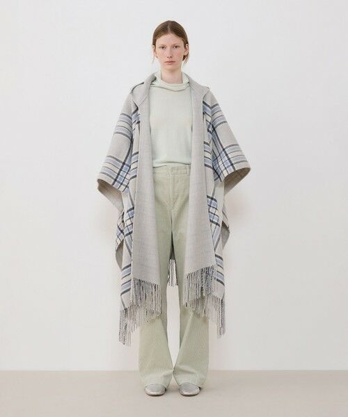 TOMORROWLAND / トゥモローランド ポンチョ | リバーブランケット フーテッドポンチョ | 詳細1