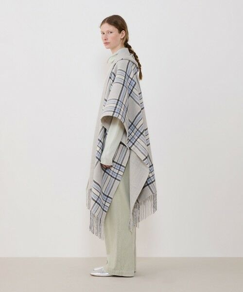 TOMORROWLAND / トゥモローランド ポンチョ | リバーブランケット フーテッドポンチョ | 詳細3
