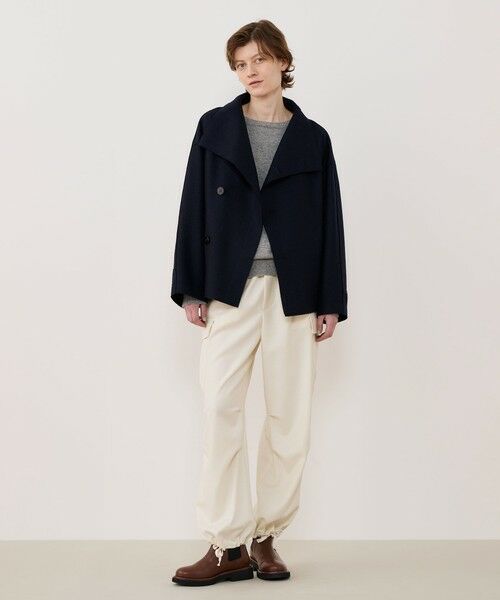 TOMORROWLAND / トゥモローランド その他アウター | スムースプレスドウール スタンドカラーコート | 詳細1